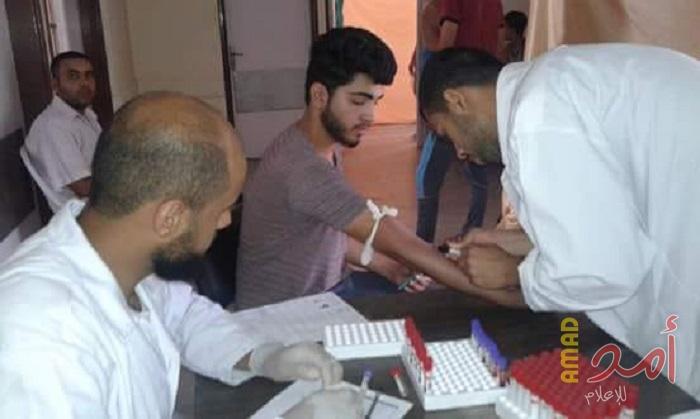 صور.. الخدمات تجري الفحوصات الطبية للطلبة الجدد الملتحقين بكلية الرباط الجامعية