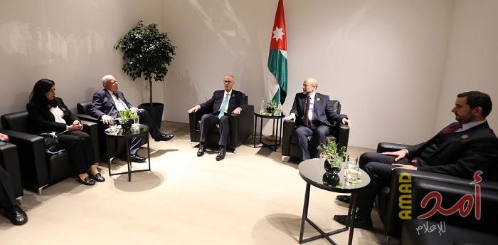 الحمد الله يلتقي نظيره الأردني ووزير الخارجية العراقي كل على حدة