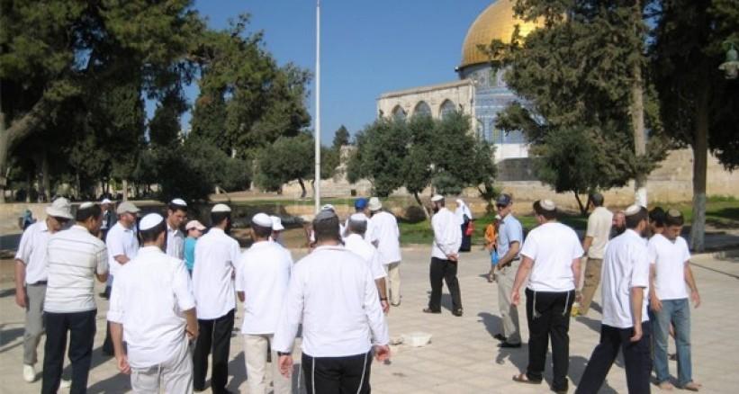 عدد كبير من المستوطنين يقتحمون المسجد الأقصى