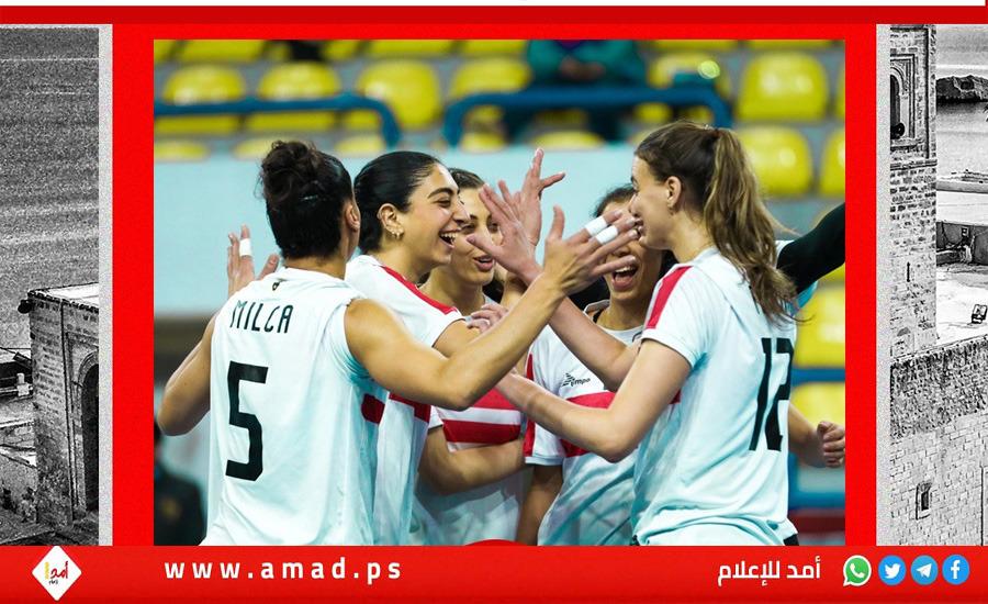 فتيات الزمالك يتربعن على عرش الكرة الطائرة الافريقية - صور وفيديو