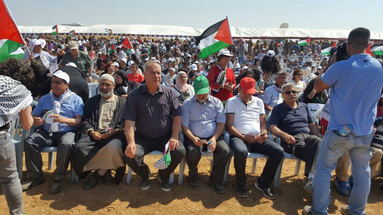بالصور.. بركة: لا يمكن اصلاح آثار النكبة إلا بعودة اللاجئين إلى وطنهم
