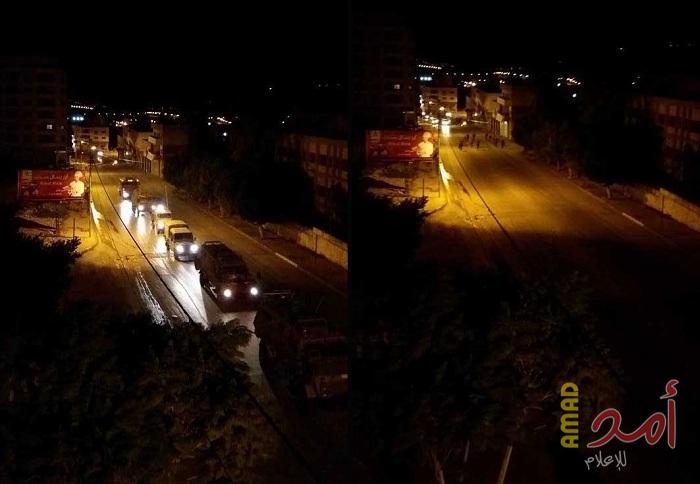 تعزيزات عسكرية  لقوات الاحتلال على شارع "روجيب" شرق نابلس