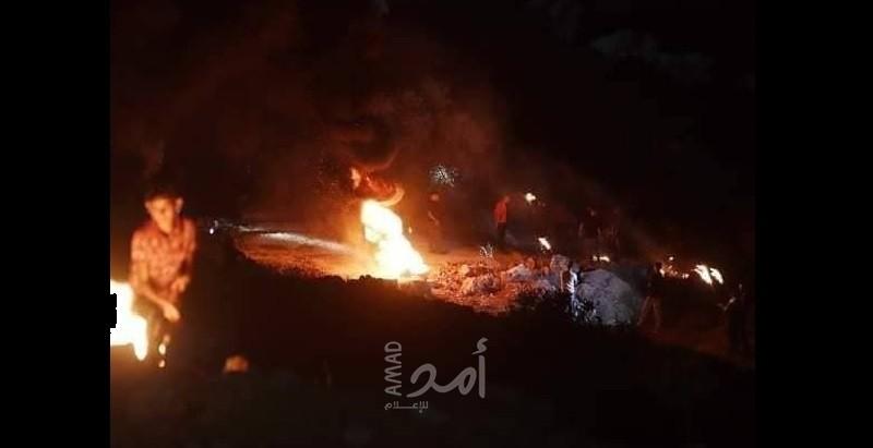 نابلس: بدء فعاليات الإرباك الليلي بـ"جبل صبيح" في بيتا
