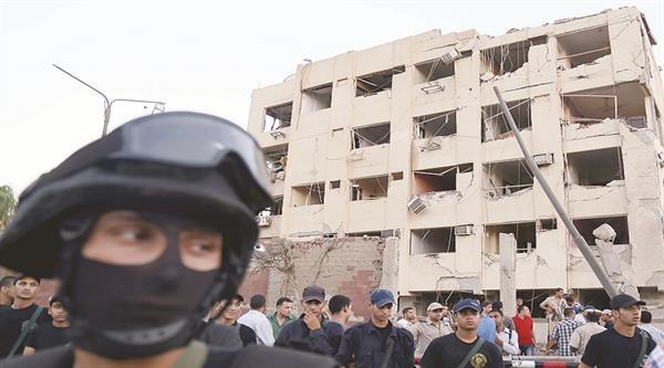 الامن المصري حدد المتورطين باستهداف مبنى الامن الوطني في شبرا