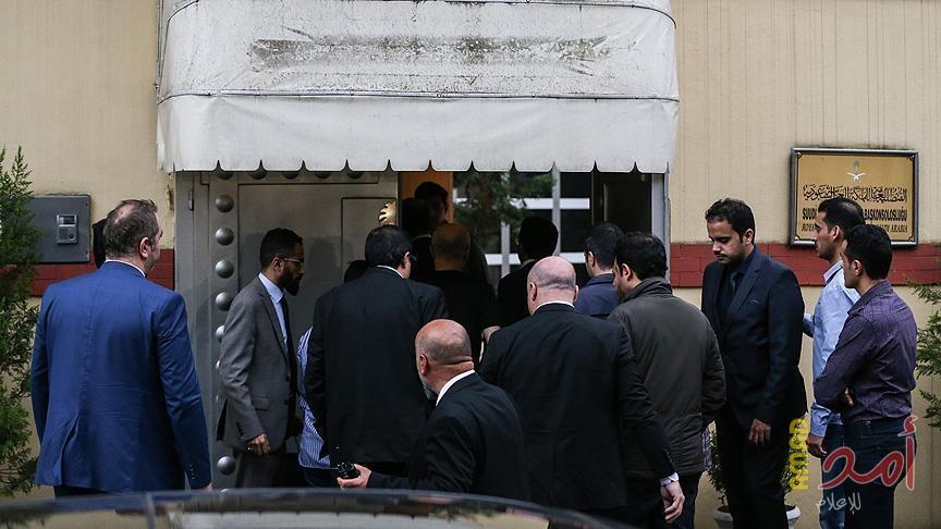 مسؤولون سعوديون يصلون إلى قنصلية بلادهم في إسطنبول