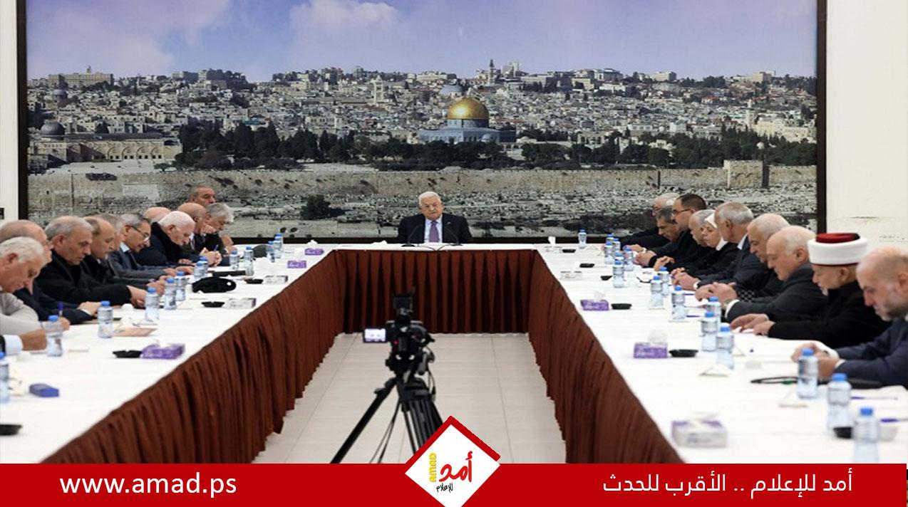 لقاء قيادي فلسطيني برئاسة عباس يقر تشكيل "لجنة" لوضع ورقة عمل وخطة تحرك لوقف العدوان الإسرائيلي