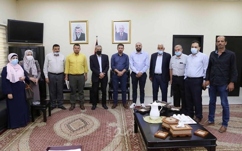 قلقيلية: المحافظ يلتقي وفدا من مؤسسة منيب وأنجيلا المصري وصندوق ووقفية القدس