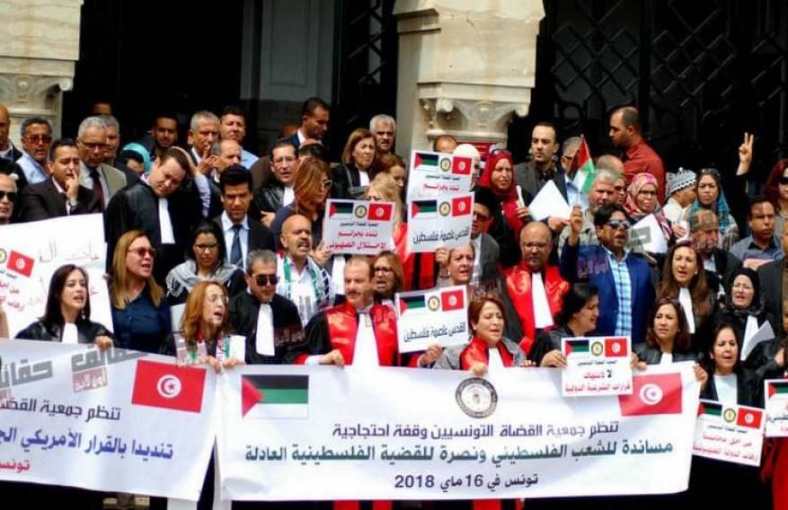 "التكتل الديمقراطي التونسي" يجدد مساندته لنضال الشعب الفلسطيني