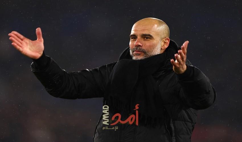 غوارديولا يطالب لاعبي مانشستر سيتي بـ"الحفاظ على مستواهم المرتفع"