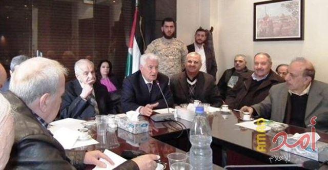 دمشق: قادة الفصائل ووفد مركزية فتح يبحثون أخر مستجدات الوضع السياسي الفلسطيني