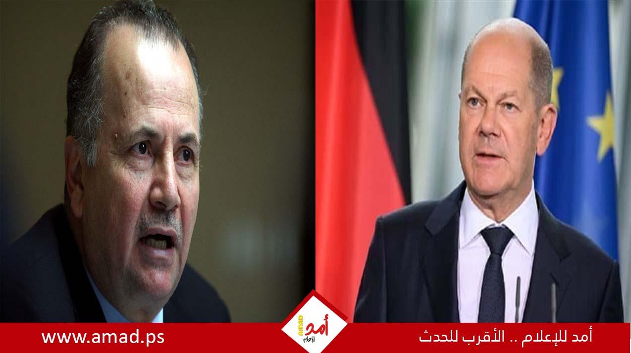 شولتس يؤكد لــ مصطفى الاستمرار في تقديم المساعدات ودعم برنامج الحكومة الإصلاحي