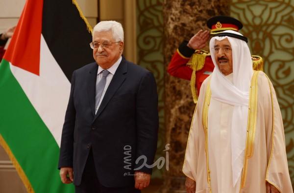 الرئيس عباس يهاتف أمير الكويت مطمئنا على صحته
