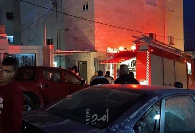 نابلس: مجهولون يحرقون مركبة في مخيم بلاطة