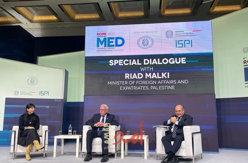 روما: المالكي يشارك في حوار خاص ضمن أعمال مؤتمر الحوار المتوسطي 