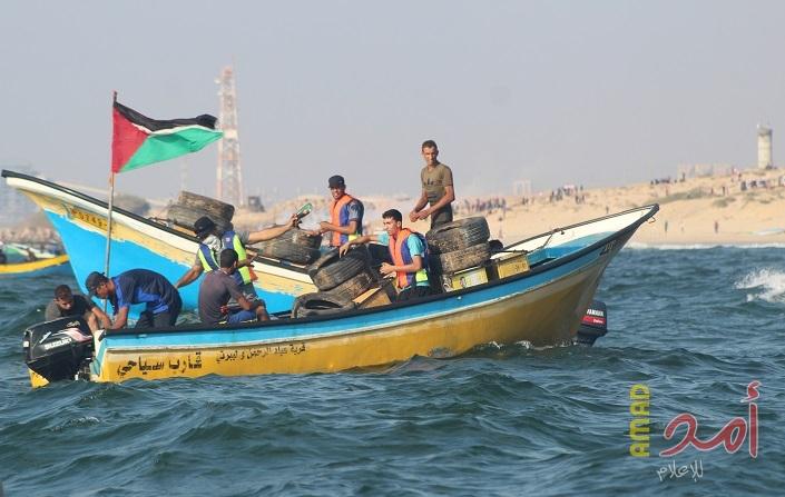 الحراك الوطني يعلن عن انطلاق المسير البحري الثالث عشر من ميناء غزة غدًا