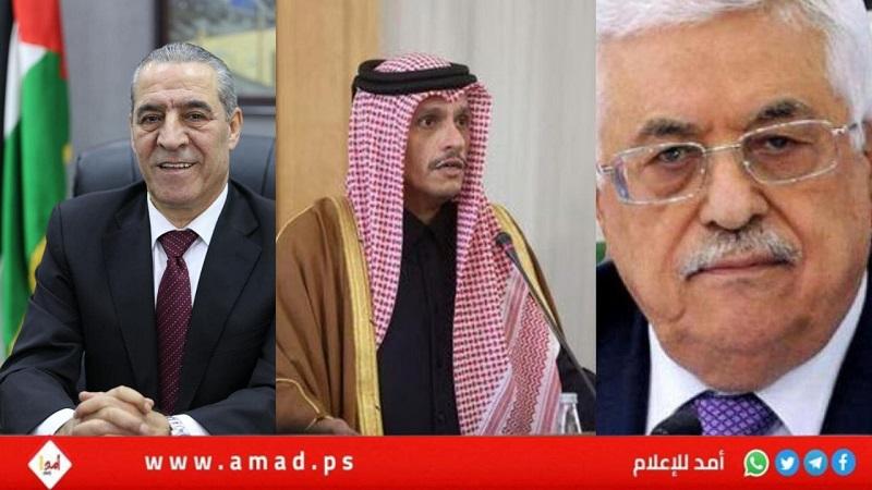 الرئيس عباس والشيخ يهنئان "محمد بن عبد الرحمن آل ثاني" بتعيينه رئيساً للوزراء في قطر