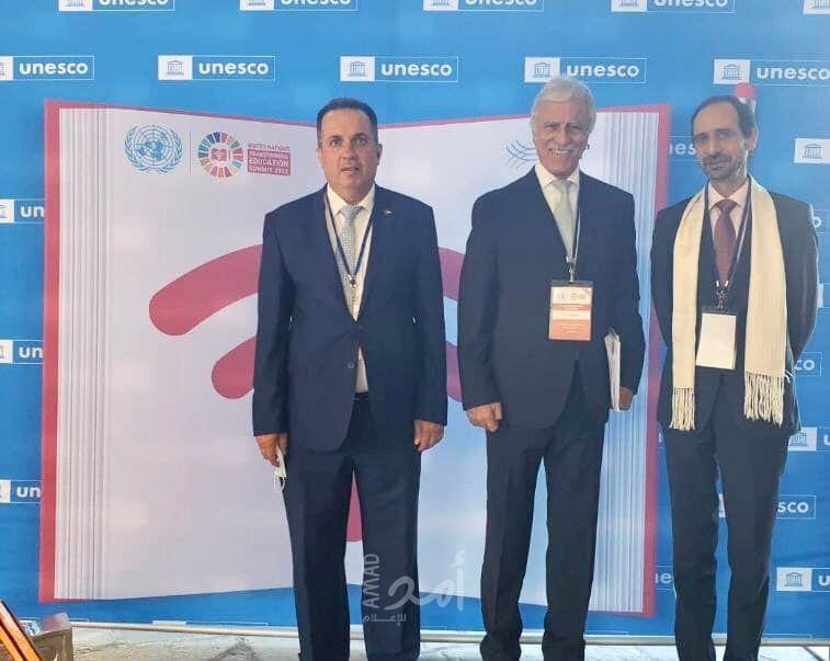 عورتاني لدى لقاء مسؤولين دوليين في باريس: التعليم حق سيادي فلسطيني بامتياز