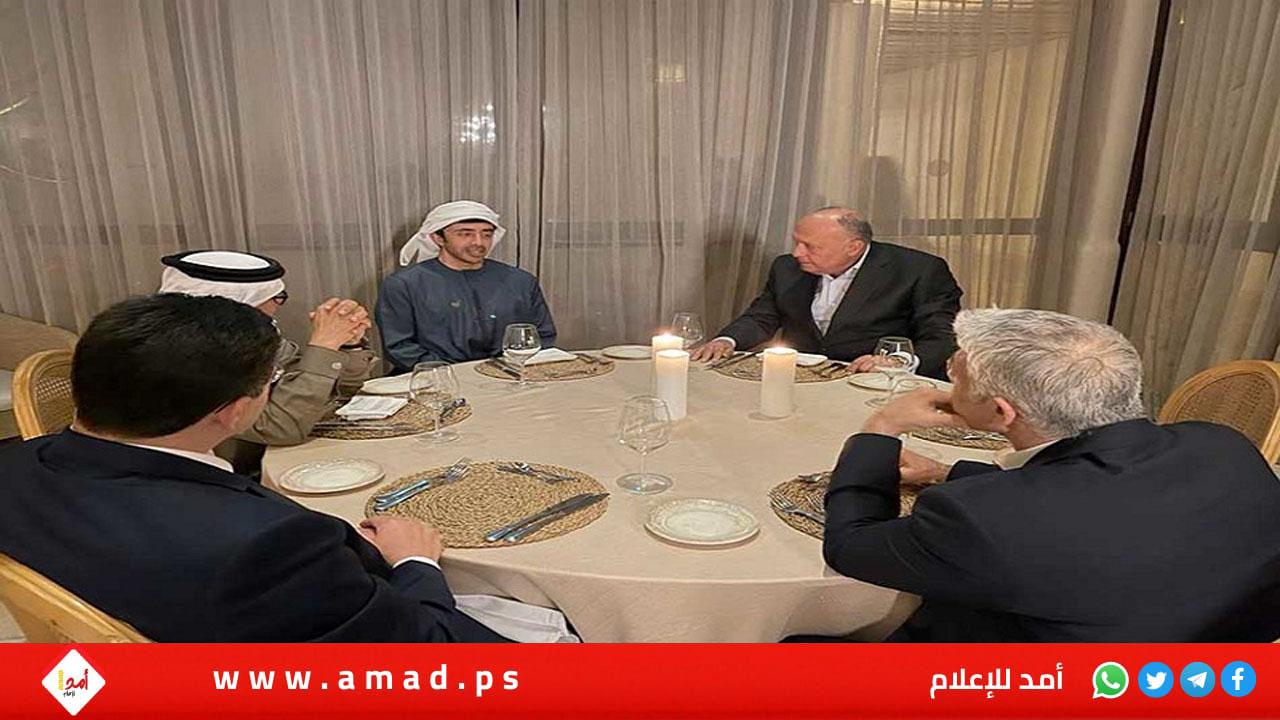 لابيد يطلع "قمة النقب" على تفاصيل عملية الخضيرة..والوزراء ينددون