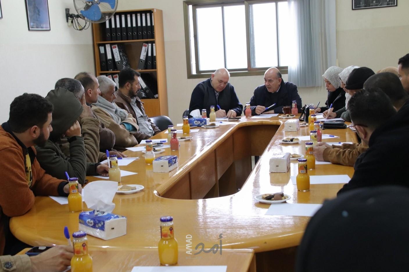 الصوراني يعقد سلسلة من اللقاءات مع أهالي ضحايا الانتهاكات الاسرائيلية