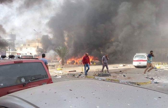 تفجير انتحاري يوقع عددا من الضحايا في ليبيا