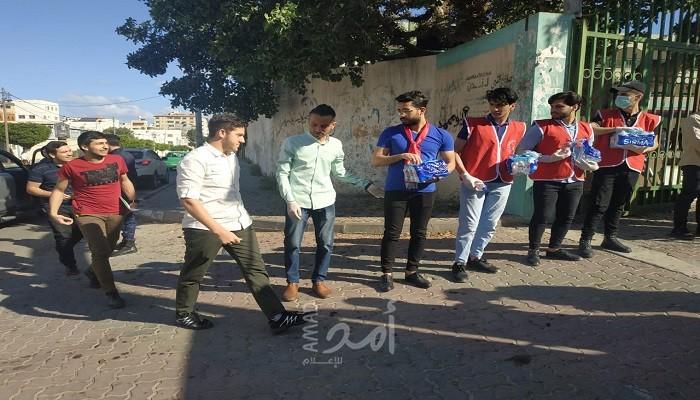 بالصور - الوحدة الطلابية تستقبل طلبة الثانوية العامة في مدارس محافظة غزة