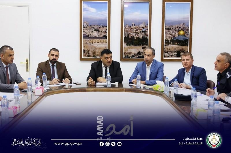 غزة: المكتب الفني في نيابة حماس يجتمع مع شرطة مكافحة المخدرات ومفتش عام الشرطة