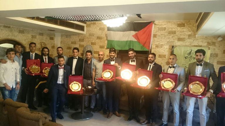 الاطار الطلابي الفلسطيني بالقاهرة يكرم عدد من خريجي جامعة 6 اكتوبر