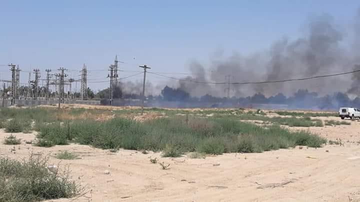 3 حرائق داخل السياج الفاصل شرق قطاع غزة بفعل طائرات ورقية حارقة