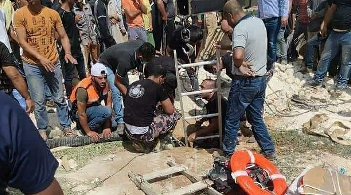 ارزيقات: وفاة 5 أشخاص وإصابة خطيرة بعد سقوطهم في حفرة  جنوب الخليل - فيديو
