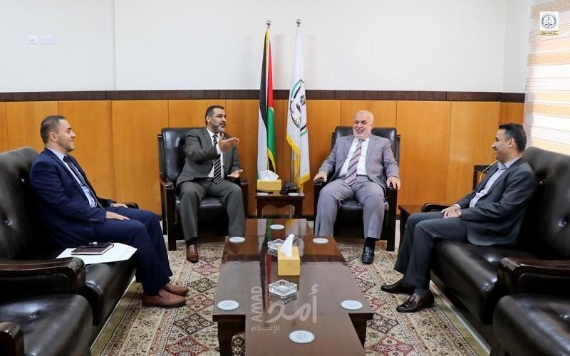 المستشار عابد يؤكد على العلاقة التكاملية بين القضاء والنيابة العامة بغزة