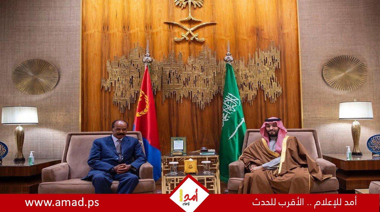 ولي العهد السعودي يلتقي رئيس إريتريا في الرياض