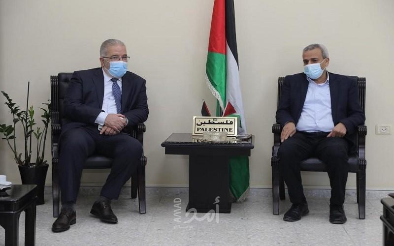 قلقيلية: المحافظ يلتقي وزير النقل والمواصلات ويبحث معه أُفق التعاون المشترك