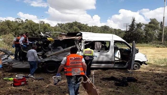 مقتل 4 أشخاص وإصابة 10 آخرين في حادث قرب مستوطنة "مودعين" غرب رام الله
