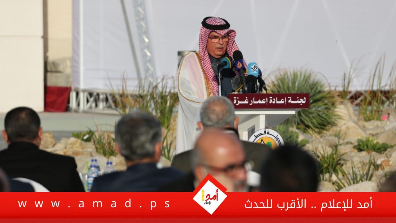 السفير القطري محمد العمادي يصل غزة