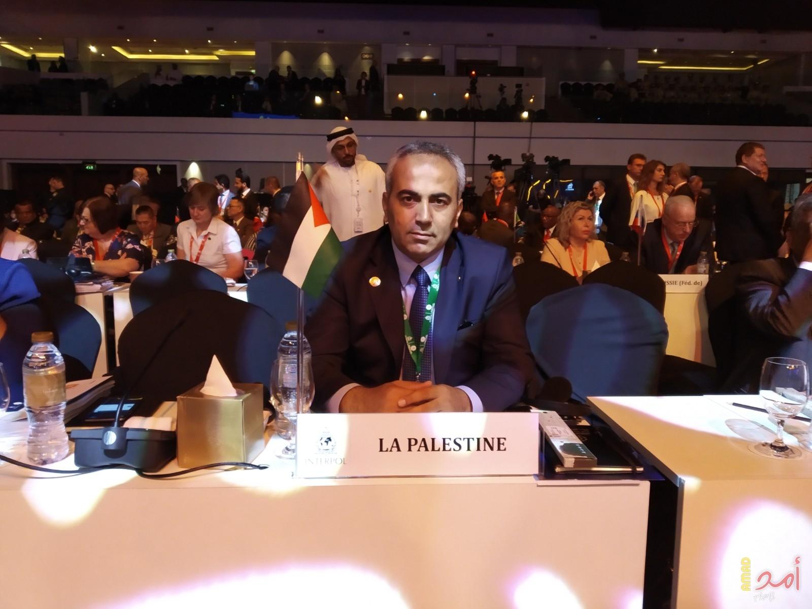 فلسطين تشارك بالمؤتمر السنوي للدول الأعضاء في المنظمة الدولية للشرطة الجنائية الإنتربول