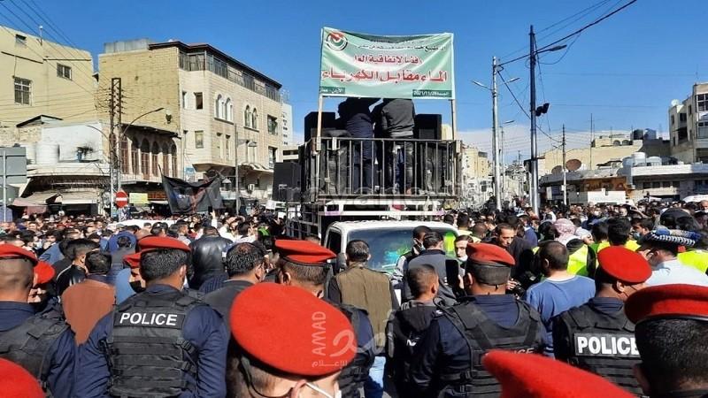 مسيرة احتجاجية في الأردن للمطالبة بإسقاط الاتفاقيات الموقعة مع إسرائيل