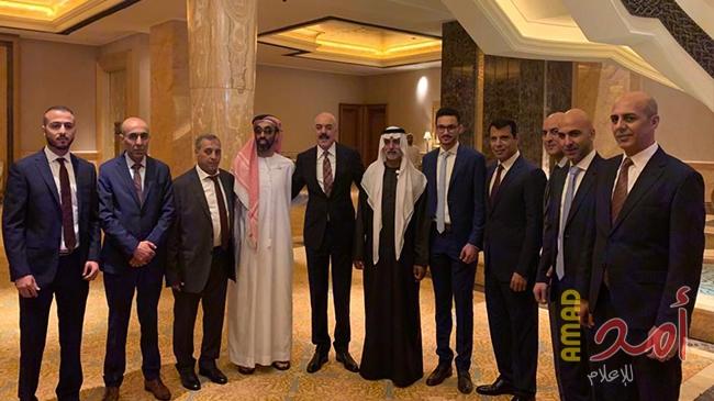 مستشار الأمن القومي للإمارات "طحنون" يبارك لــ "المشهراوي" زفاف كريمته