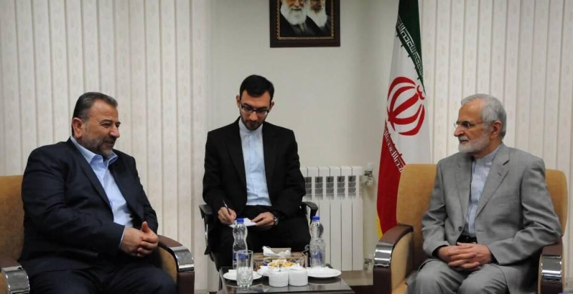 إيران: وفد حماس وخرازي يبحثان آخر تطورات القضية الفلسطينية