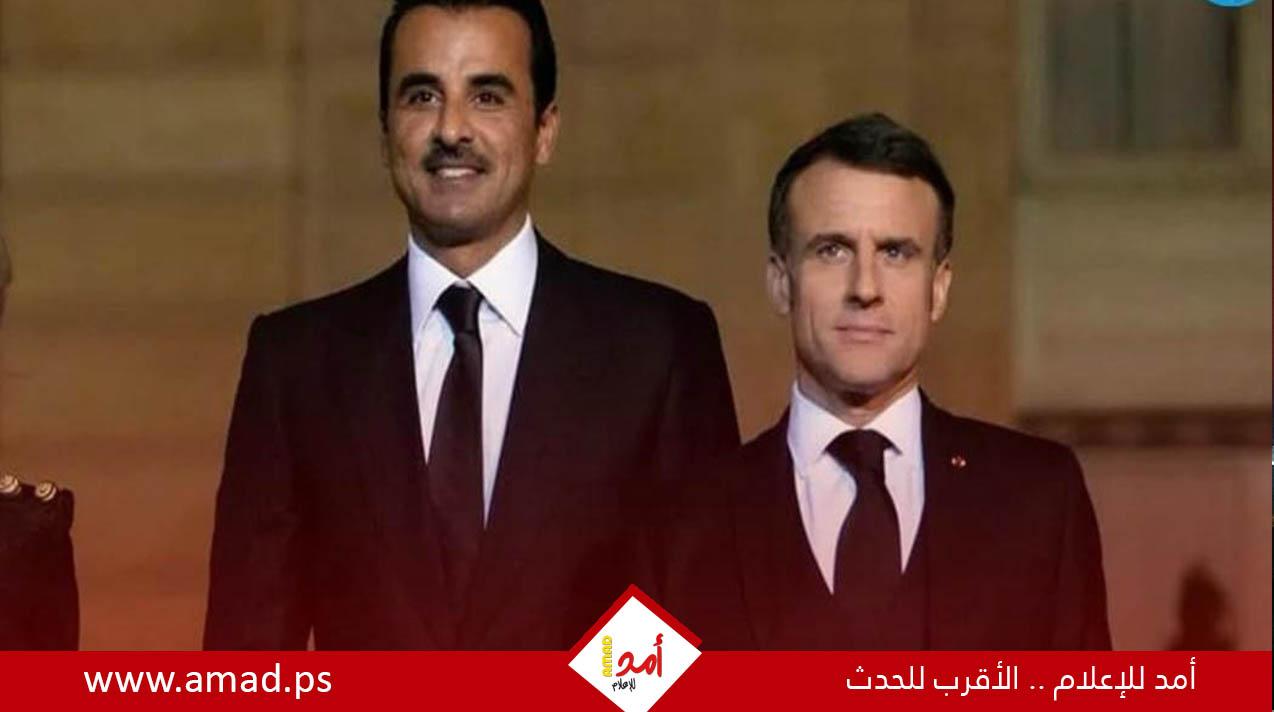 في بيان مشترك.. قطر وفرنسا : 200 مليون دولار لصالح دعم الشعب الفلسطيني