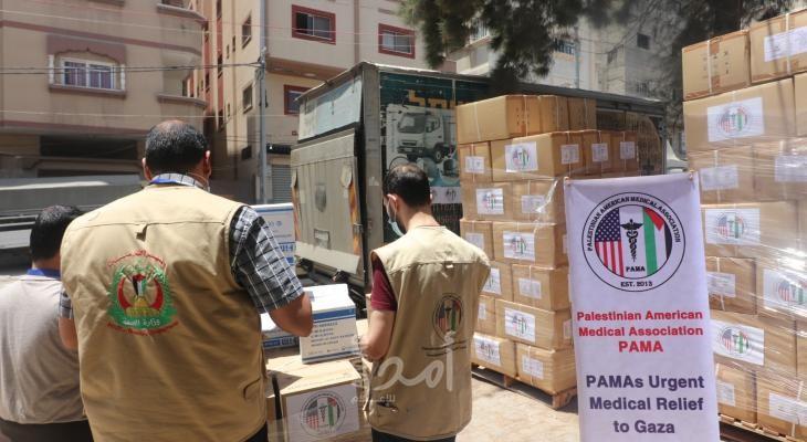 باما تستجيب لمناشدات وزارة الصحة وتورد مستلزمات طبية لمجمع الشفاء بغزة