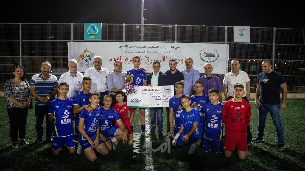 القدس: اختتام دوري "المسيرة" للناشئين لكرة القدم بفوز صغار برج اللقلق
