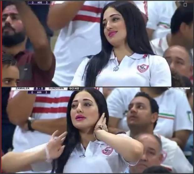 شاهد أول ظهور لـ حسناء نادى الزمالك المصري في صباحك مصري ورد فعلها بعد انتشار صورها
