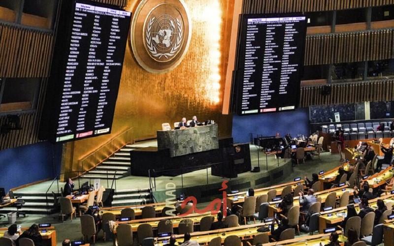 الأمم المتحدة تعتمد (4) قرارات لصالح فلسطين منها "عقد جلسة لإحياء ذكرى النكبة"