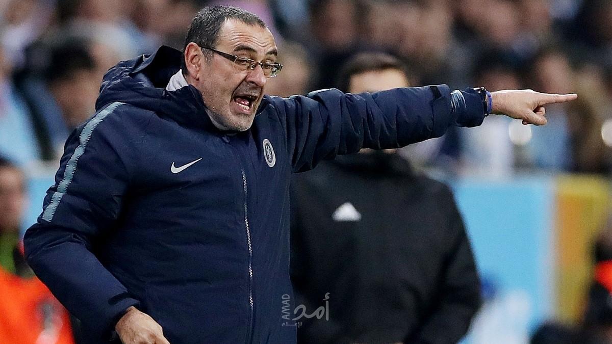 المدير الفنى لــ تشيلسي "ساري" مهدد بالإيقاف بتهمة سوء السلوك
