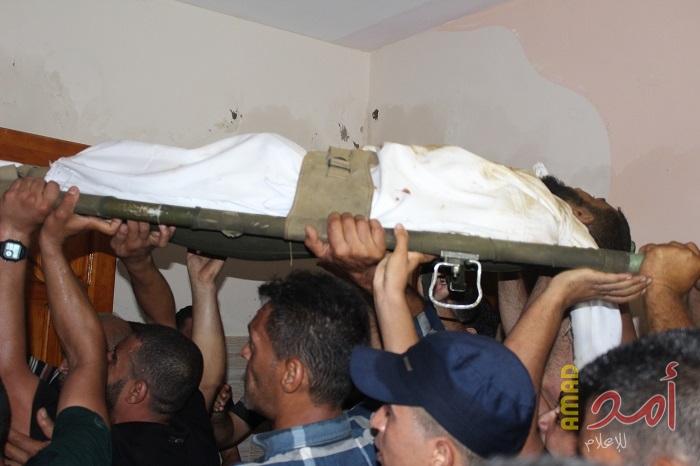 بالصور.. تشييع جثمان الشهيد محمد هنية شمال غزة