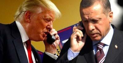 خلال اتصال هاتفي..أردوغان وترامب متّفقان على مواصلة بلديهما الحرب ضد الإرهاب