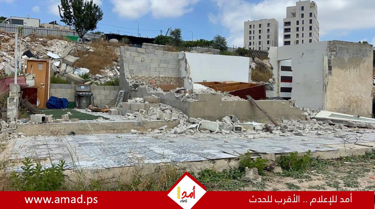 الخليل: جيش الاحتلال يهدم مسكناً بـ"مسافر يطا"