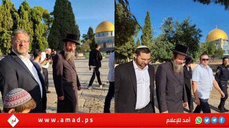 الهيئات الإسلامية في القدس تدين اقتحام وزراء حكومة الاحتلال ومستوطنيه للأقصى