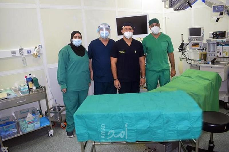 لبنان: تكميم "قص" معدة لمريضة يتجاوز وزنها (150 كغم) في مستشفى الراعي