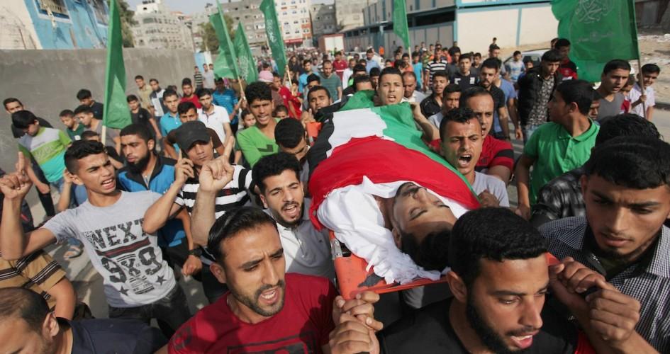 تشييع جثمان الشهيد الرضيع في بيت لاهيا